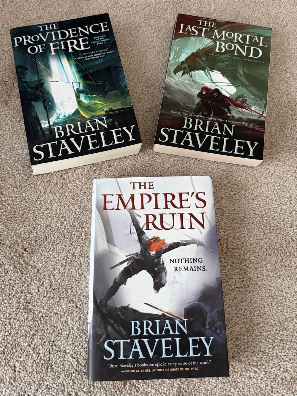 Brian Staveley Books